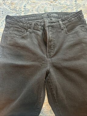 Old Navy Black Straight-Leg Jeans — High Rise